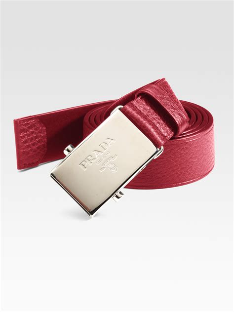 red prada belt